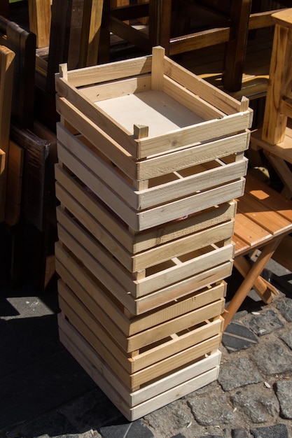 Wooden crate box for sale