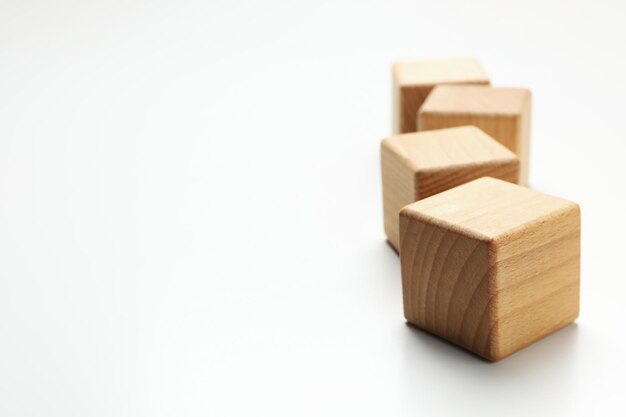 Деревянные кубики пустые деревянные кубики для разных концепций