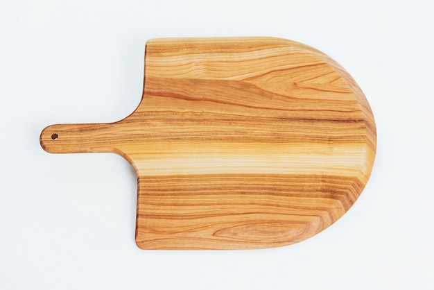 Wooden cutting board isolated