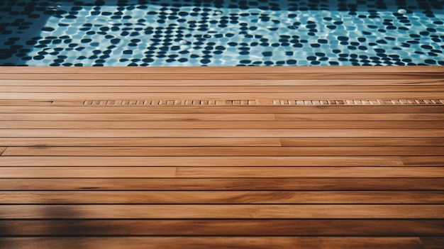 A wooden deck with the words'the word'spa'on it