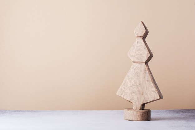 Wooden decorative Christmas tree