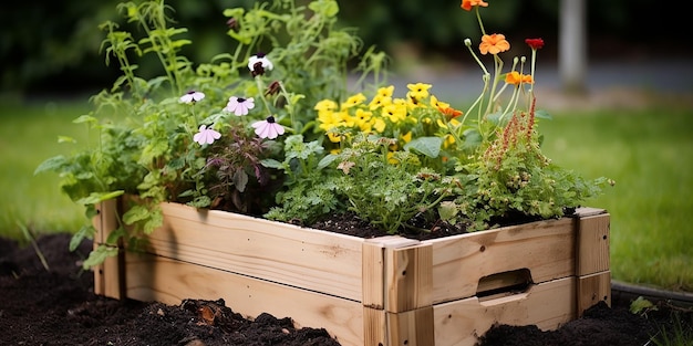 Wooden DIY Garden Box