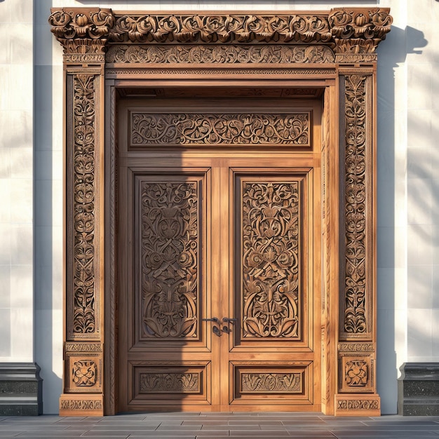 Photo wooden door