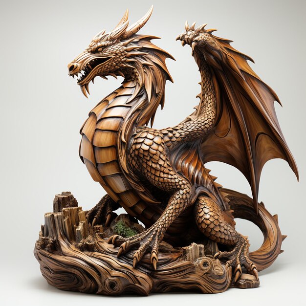 wooden dragon