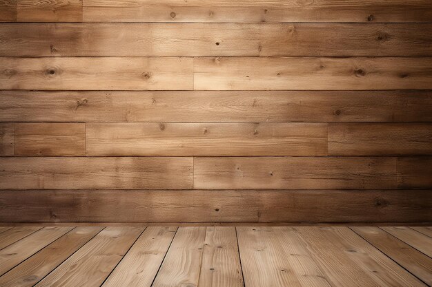 Фото Деревянная элегантность дубовая деревянная платформа или полный пол