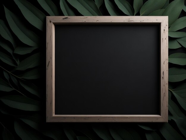 Photo wooden empty frame background