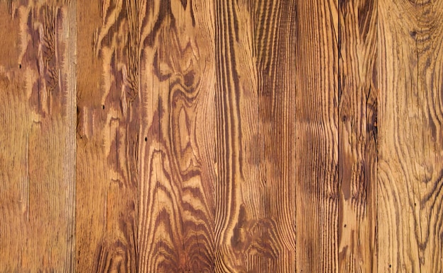 Wooden floor with a pattern of different wood grain