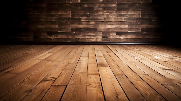 Wooden floor with a wooden background