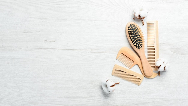 Wooden hair brushes Hair Care Makeup