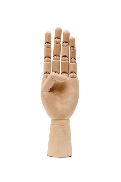 Wooden hand