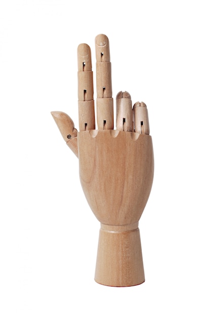 Wooden hand