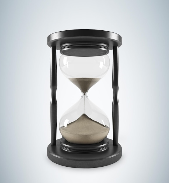 wooden hour glass