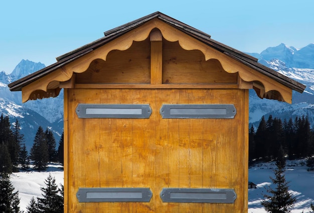 Wooden house from the French Alps