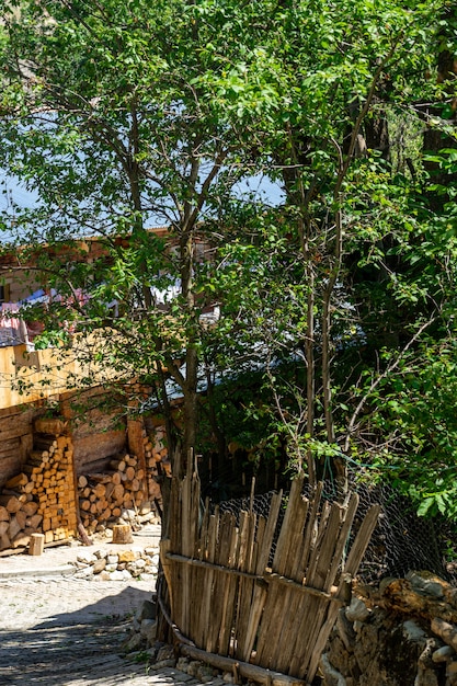 Деревянный дом в Савсате, провинция Артвин, Турция