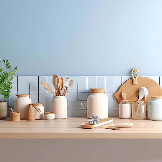 wooden kitchen ware