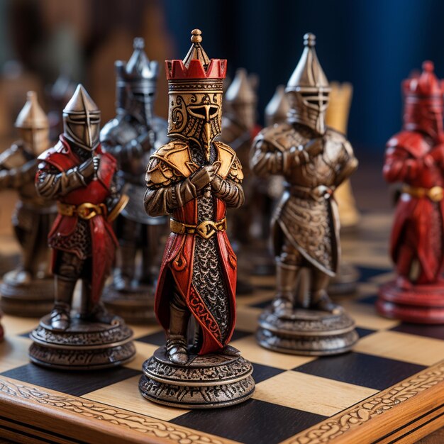 wooden knight chess