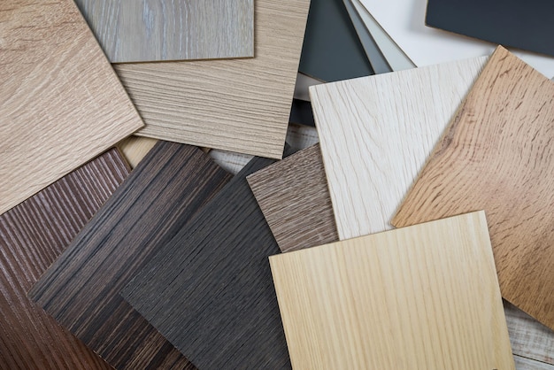 Wooden laminate samples colour wooden premium sampler for design of modern apartments