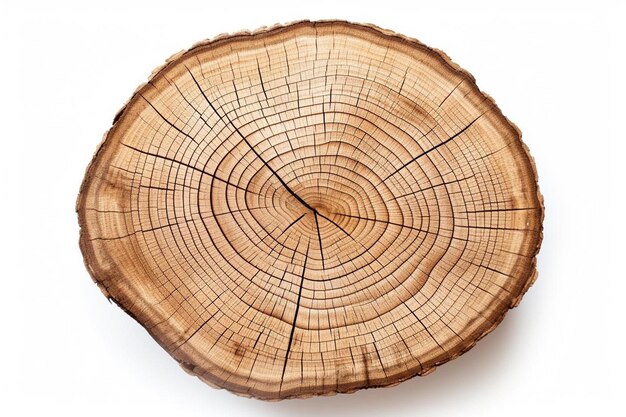 a wooden log with a circular shape and a circular shape