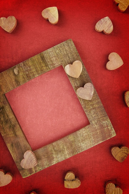 Wooden love frame