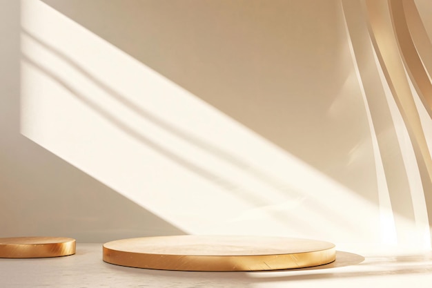 a wooden object is laying on a table and a wooden object is sitting on a white surface
