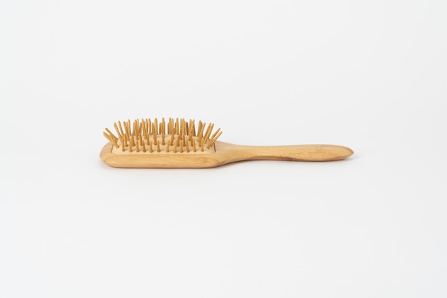 Wooden paddle brush