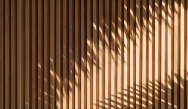 wooden paneling background with cast shadows