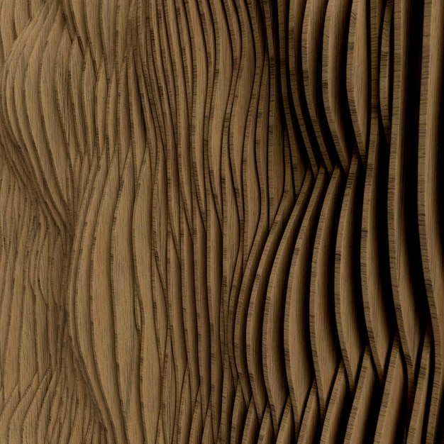 Photo wooden parametric wall background