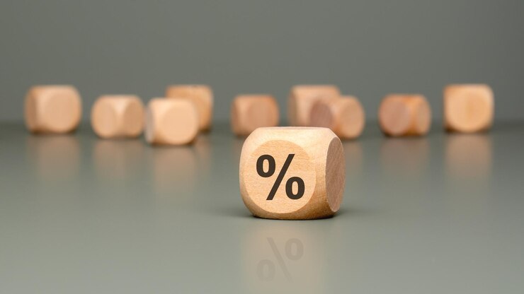 Wooden Percentage Dice designed specifically for use in various Financial Themes and contexts