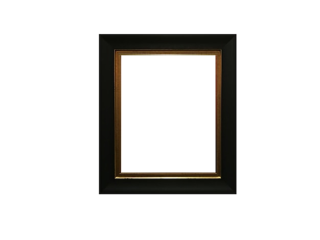 Wooden Photo Frame vintage frame decorations Isolated Background Clipping path