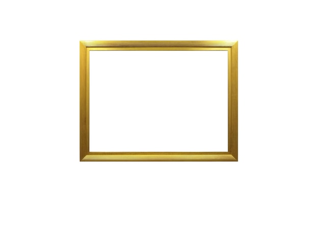 Wooden Photo Frame vintage frame decorations Isolated Background Clipping path