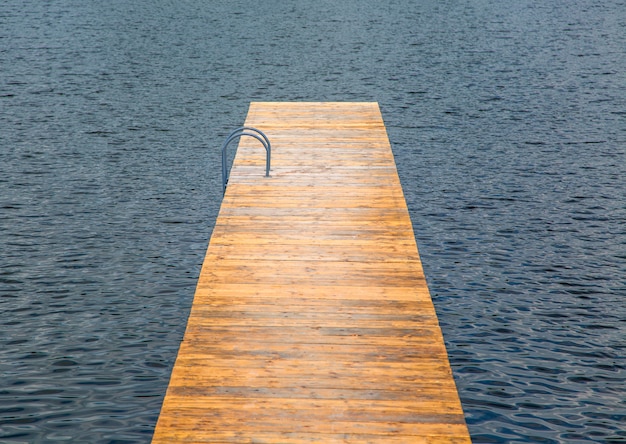 Wooden pier