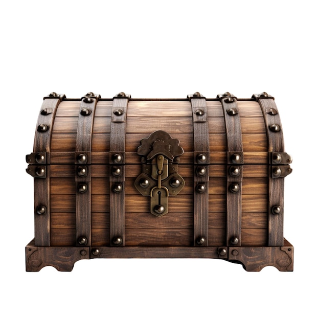 wooden pirate chest