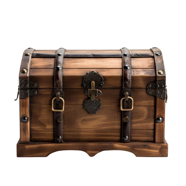木製の海賊の箱