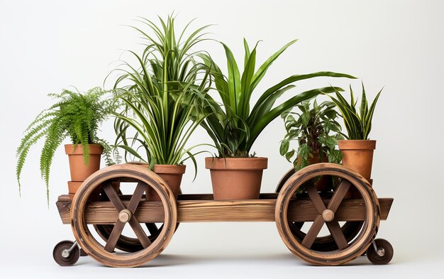 Wooden Plant Stands and Displays Stylish Plant Displays