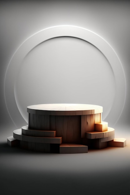 A wooden podium that is as beautiful as it is functional