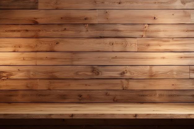 Wooden product backdrop mockup