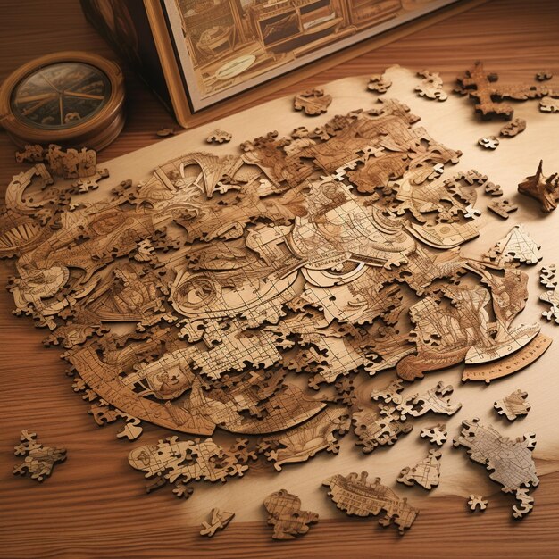 Wooden puzzles showcase image