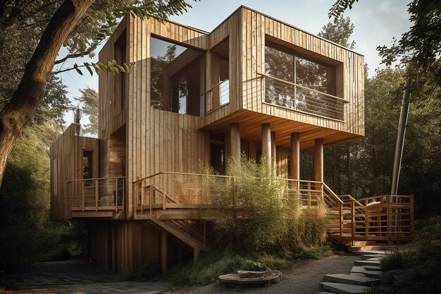 Wooden Residential Structure