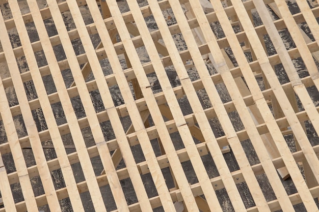 Wooden roof texture