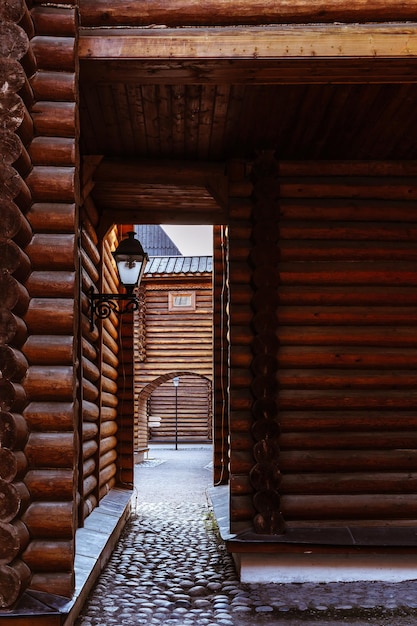 wooden rooms in russia