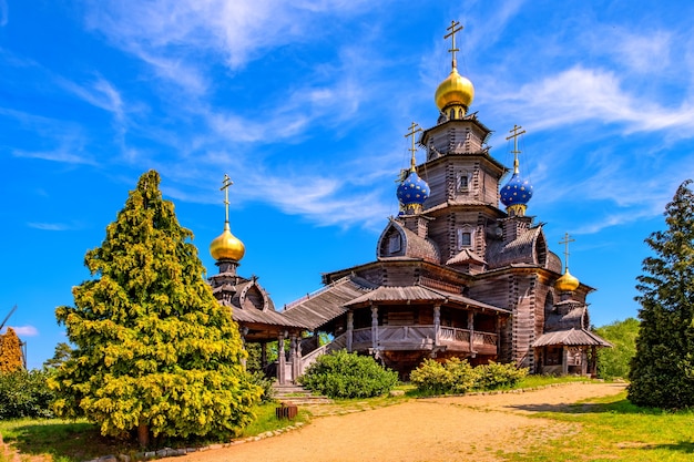 Wooden russian church in gifhorn