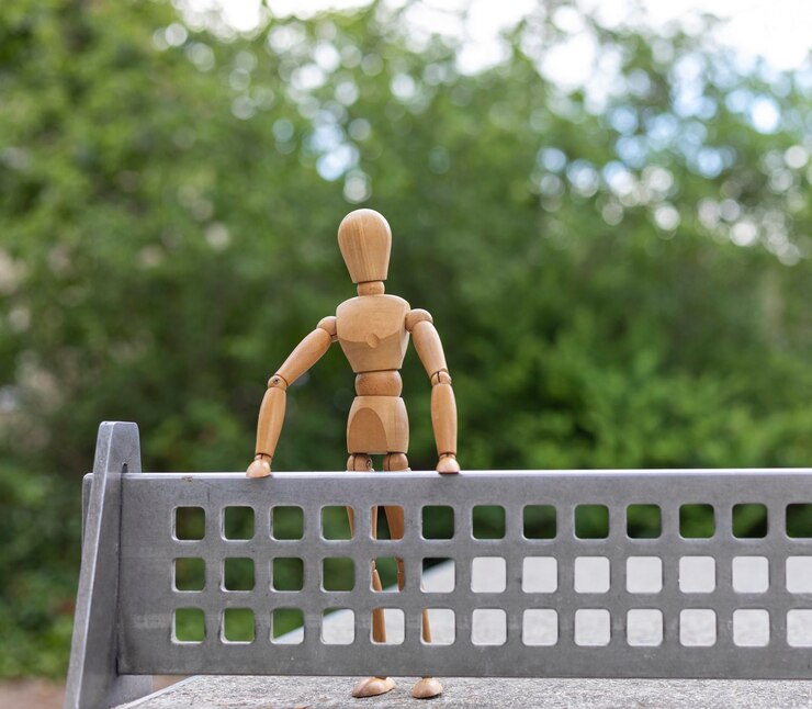 Photo wooden sculpture in park