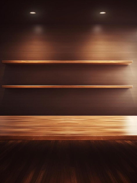 a wooden shelf with a wooden shelf that says  the word  on it