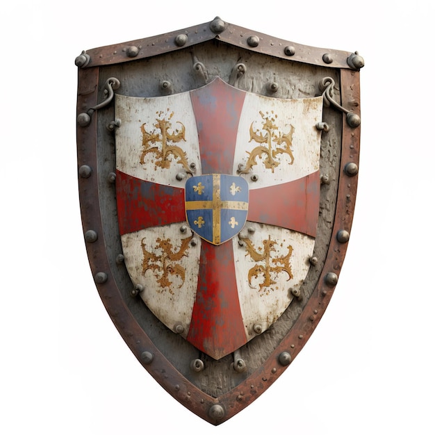 Wooden shield armory medieval