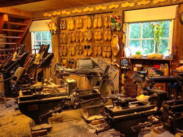 Wooden Shoe (clog) Workshop of Zaanse Schans, Netherlands