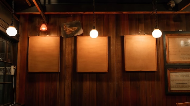 wooden signboard on a city street