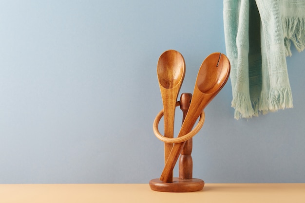 Wooden spoon for cooking