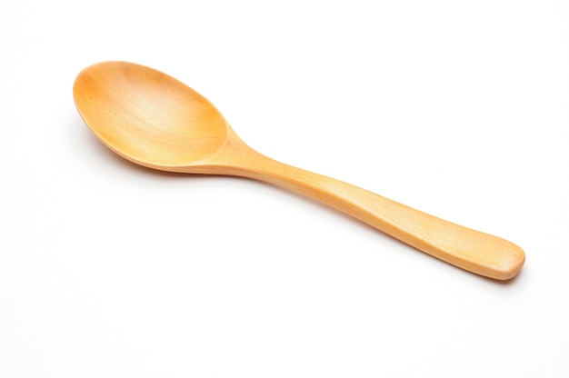 Wooden spoon isolated