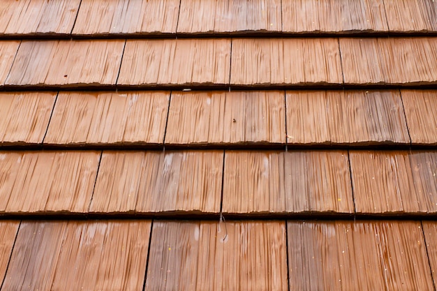 Wooden style roof tiles