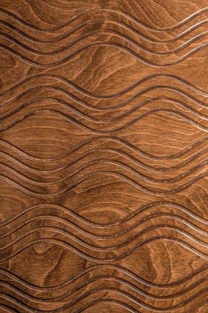 Wooden surface covered with stain and varnish as a background